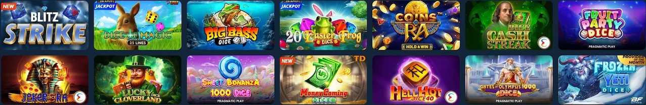 Blitz Casino Dice Slots